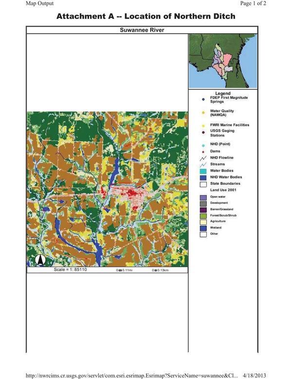 Attachment A: Location of Northern Ditch