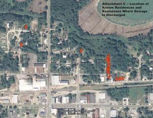 [Attachment C: Location of Known places Where Sewage is Discharged]