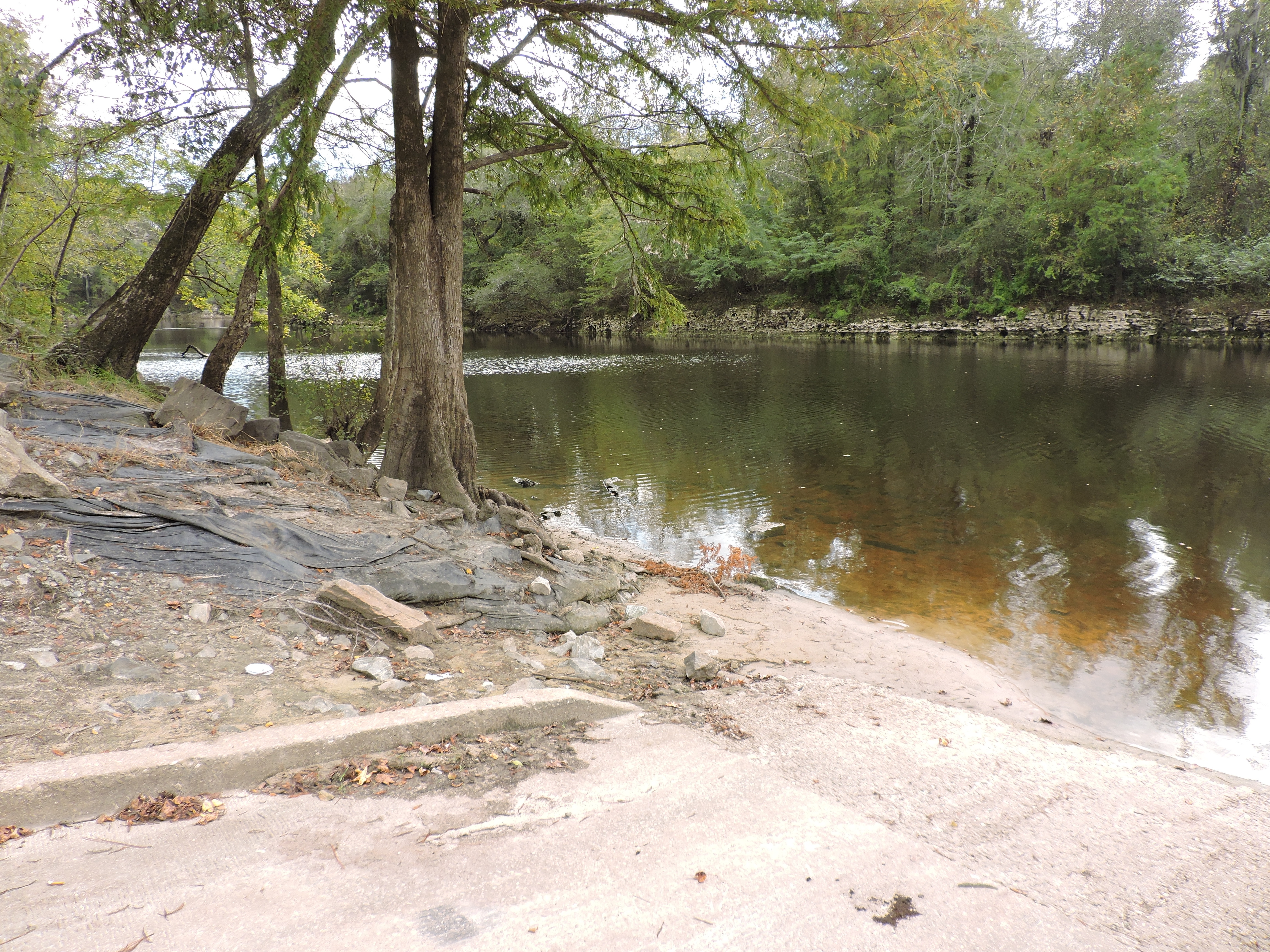 Downstream, State Line Boat Ramp