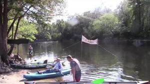 [Movie: First paddlers taking out (12M)]