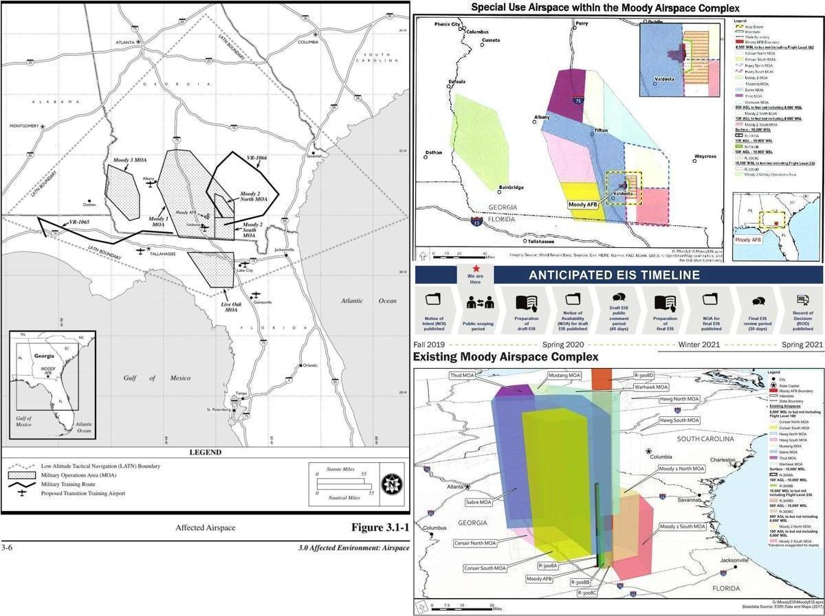 Georgia and Florida airspace and floors