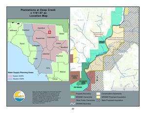 [Location Map: Plantations at Deep Creek]