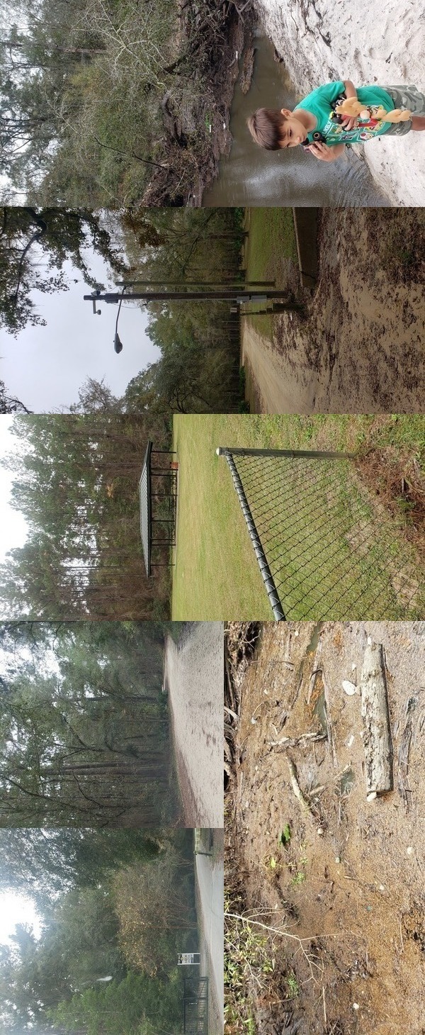 Driveway, pavillion, streetlight, logjam, sandbar (rotated)