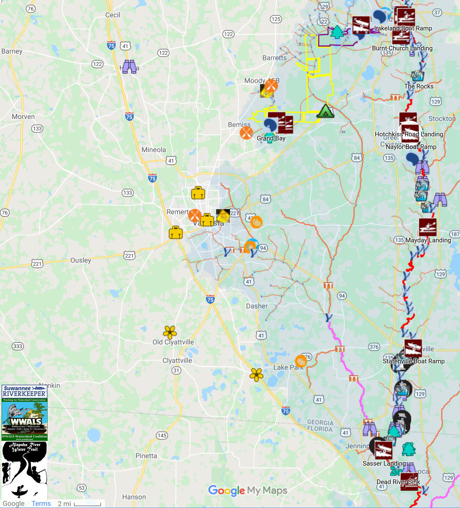 Map: ARWT Lowndes County