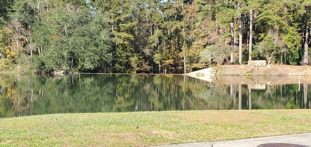 Spillway, Lake Sheri, 10:25:37, 30.8503340, -83.3288480