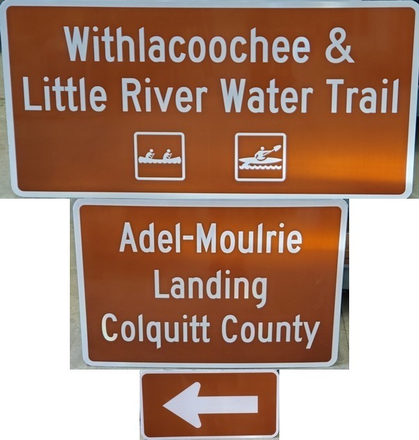 Adel-Moultrie Landing, left