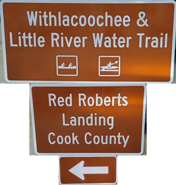 Red Roberts Landing, left