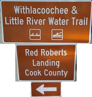 [Red Roberts Landing, left]