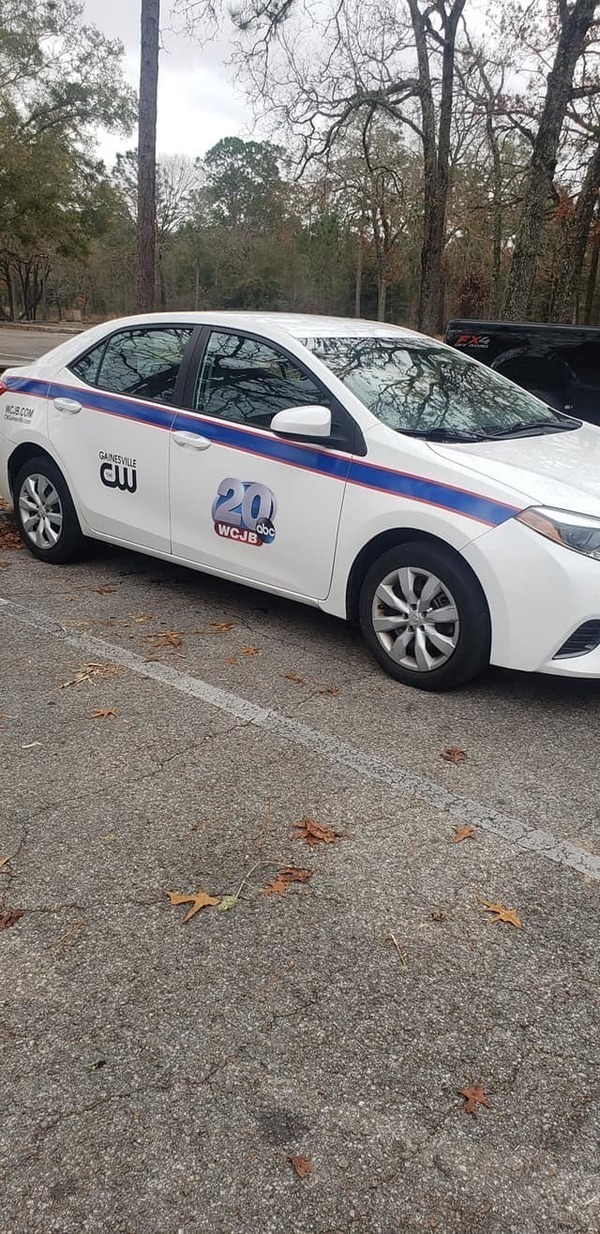 [WCJB car, Photo: Bobby McKenzie]