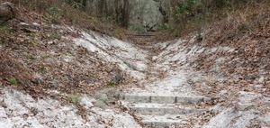 [Sand is useful for sliding boats]