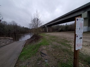 [State Line Boat Ramp, WLRWT signs, bridge]