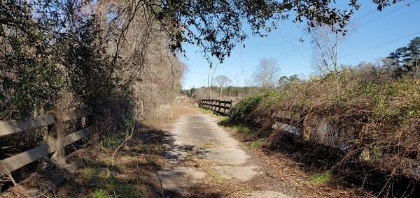 [Inland bridge back to car]