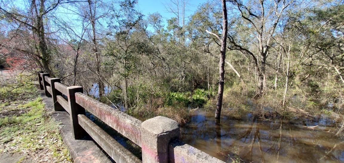 Upstream Brooks County flooded