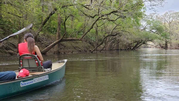 [Suwannee Riverkeeper Canoe passing Landfill Branch 03110203004643, 11:23:02, 30.8306709, -83.3795771]