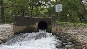 [Gushing WWTP Outfall, 10:44:50, 30.8358870, -83.3594783]