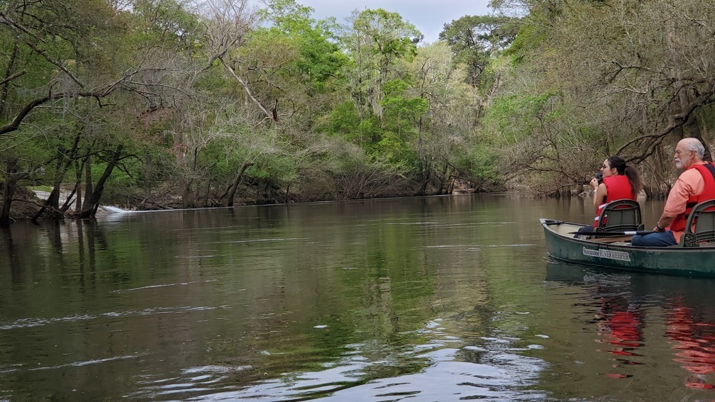 WWTP Outfall, Vanessa of City of Valdosta, WWALS President Tom H. Johnson Jr., 10:43:30, 30.8364942, -83.3586909