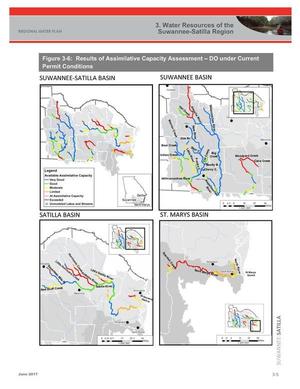 [Figure 3-6: DO Assimilative Capacity, Current Conditions (Per Basin)]