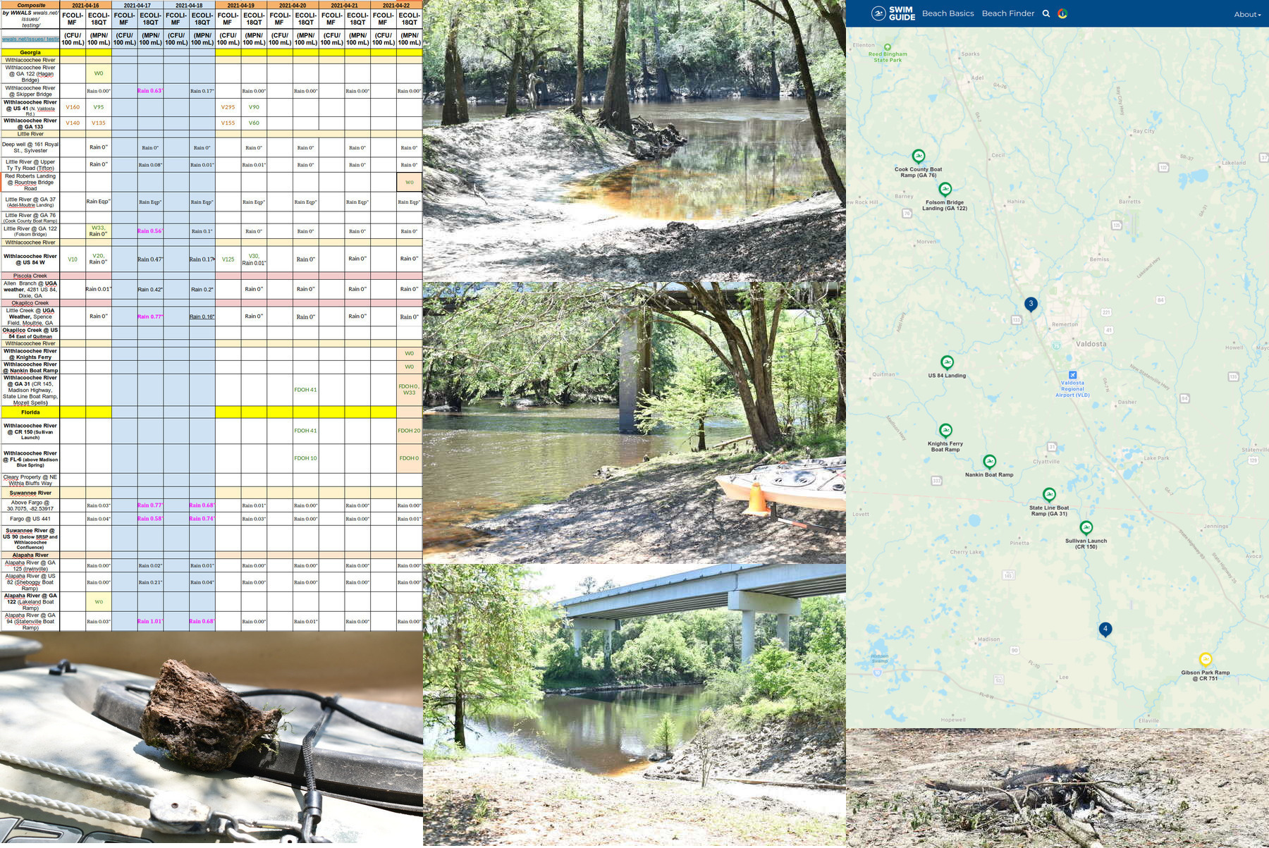 [Clean week, agate, Withlacoochee River, Little River @ Red Roberts to Suwannee River Clean]