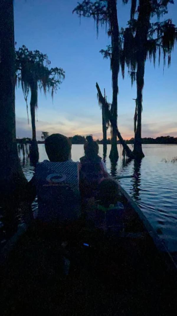 Dusk paddlers