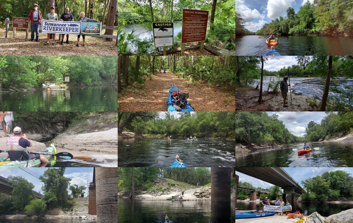 [Put In, Portage, Big Shoals, Bell Springs Run, Little Shoals, US 41]