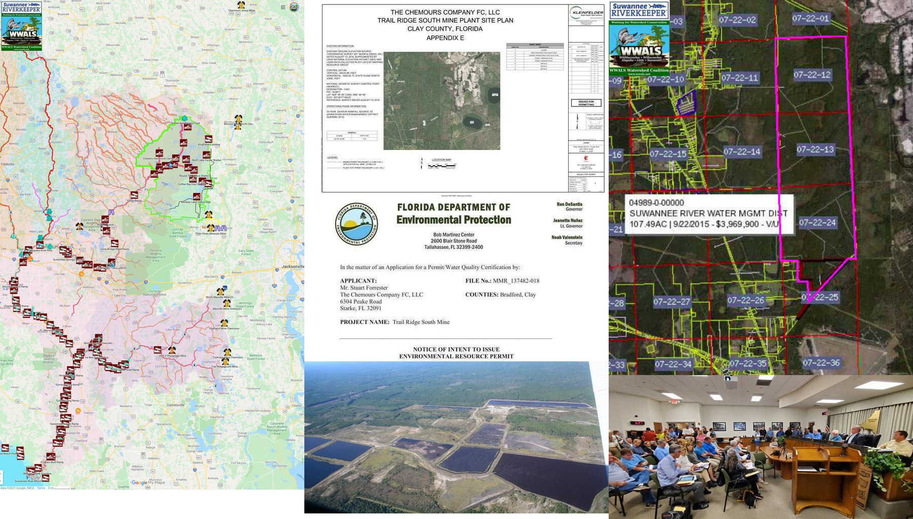 Location, Mine, SRWMD, Bradford BOCC