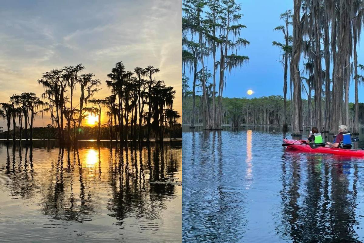 Sunset, Moonrise, by Bobby McKenzie, Banks Lake, 2021-04-26