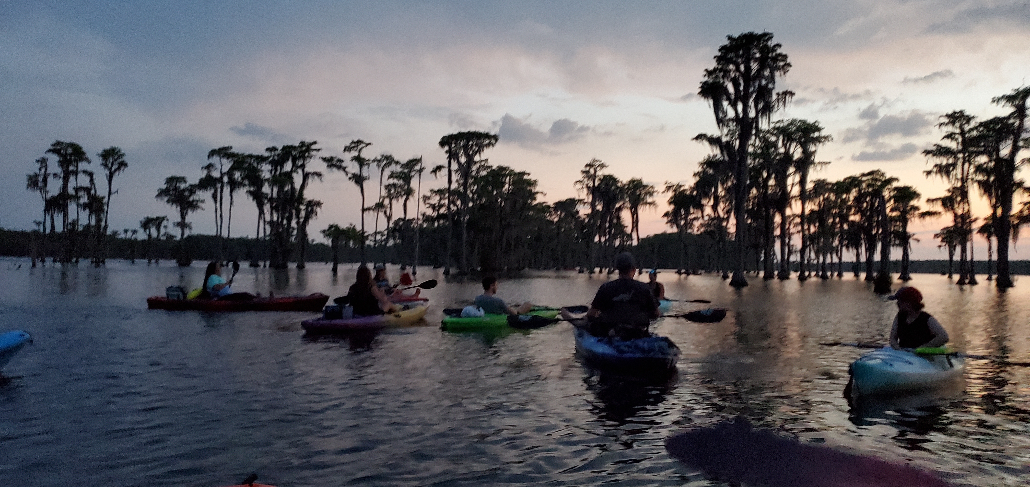 Happy paddlers