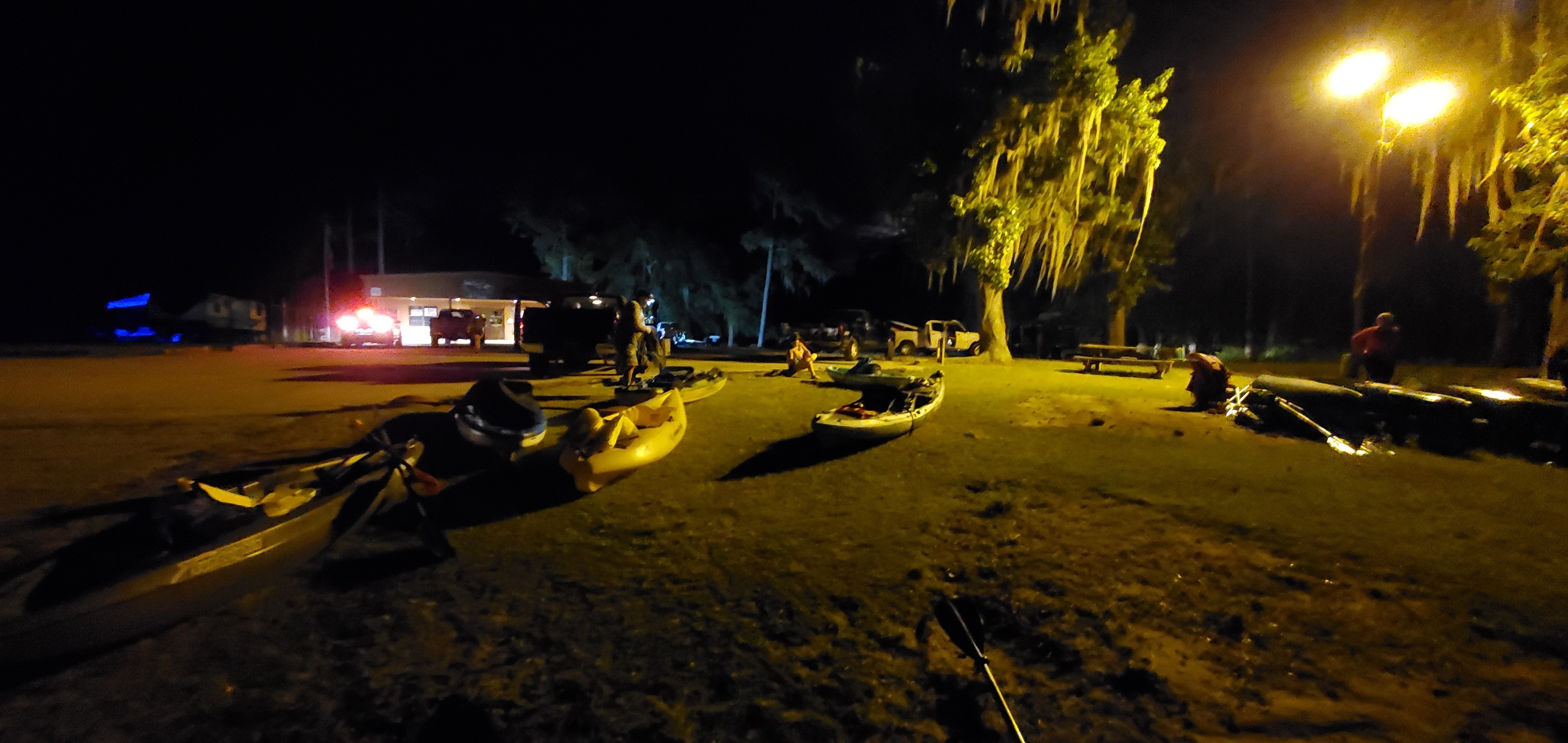 Boats aground