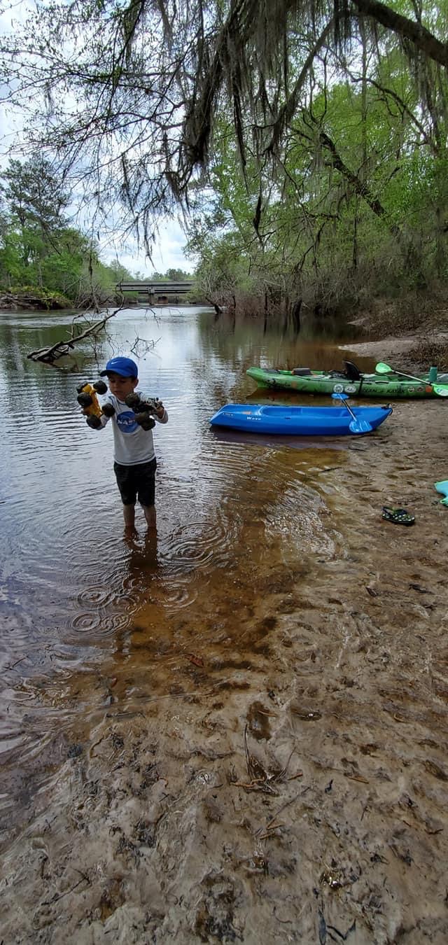 Monster trucks at Naylor Park Beach, Alapaha River, Bobby Mckenzie, 30.92507, -83.03867