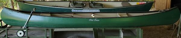 [New canoe, Suwannee Riverkeeper vessel]