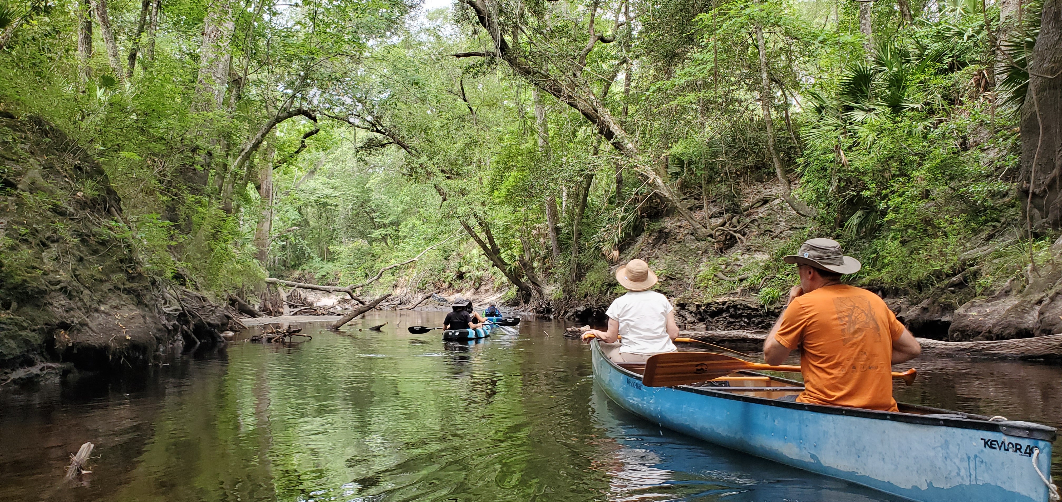 Canoe and kayaks, 10:14:50, 30.6275179, -83.0891205