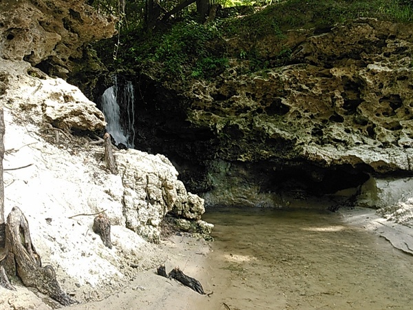 Turket Creek Waterfall, by John S. Quarterman 2015-06-14