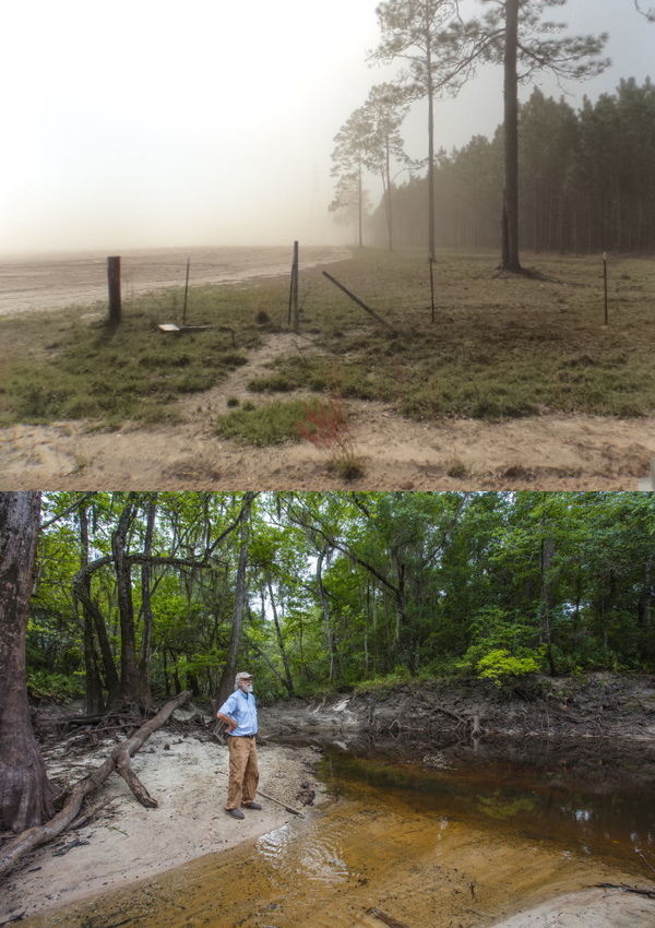 [Dust storm in Hamilton County, Florida, Suwannee Riverkeeper]