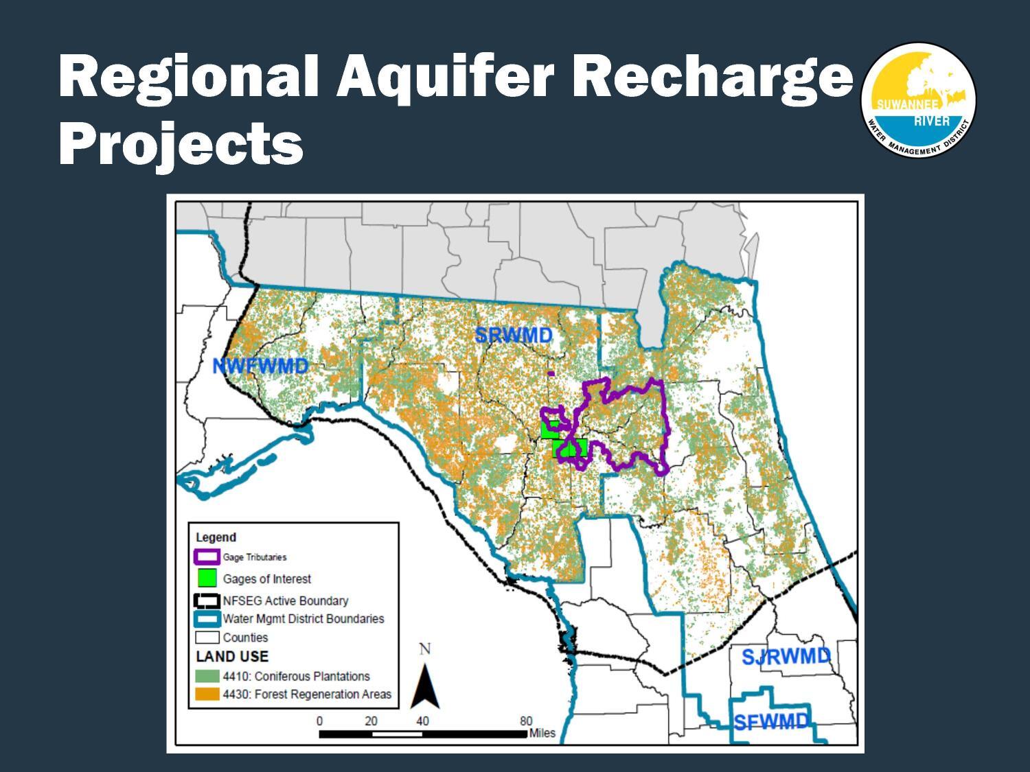 Map: Regional Aquifer Recharge Projects