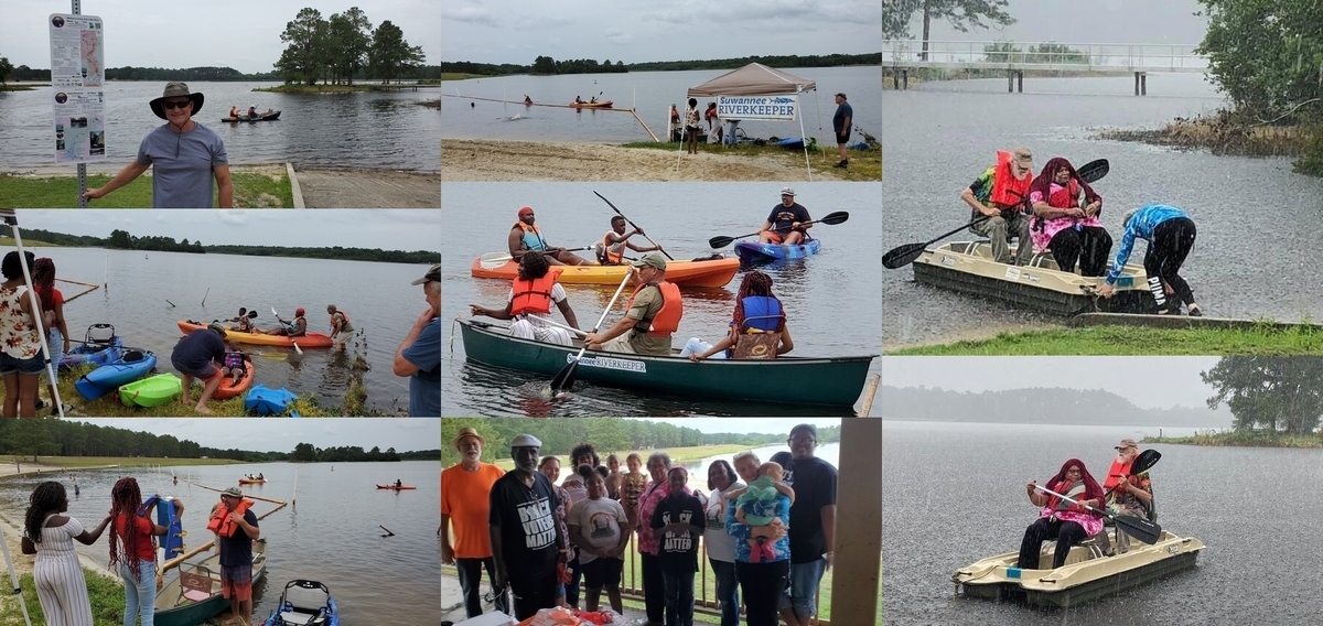 Juneteenth at Reed Bingham State Park Lake with Macedonia Community Foundation and Suwannee Riverkeeper