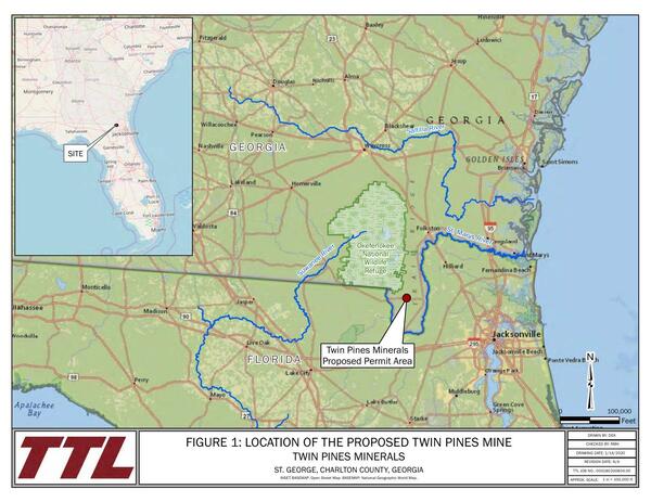 [Figure 1. Location Map (Exhibit E)]