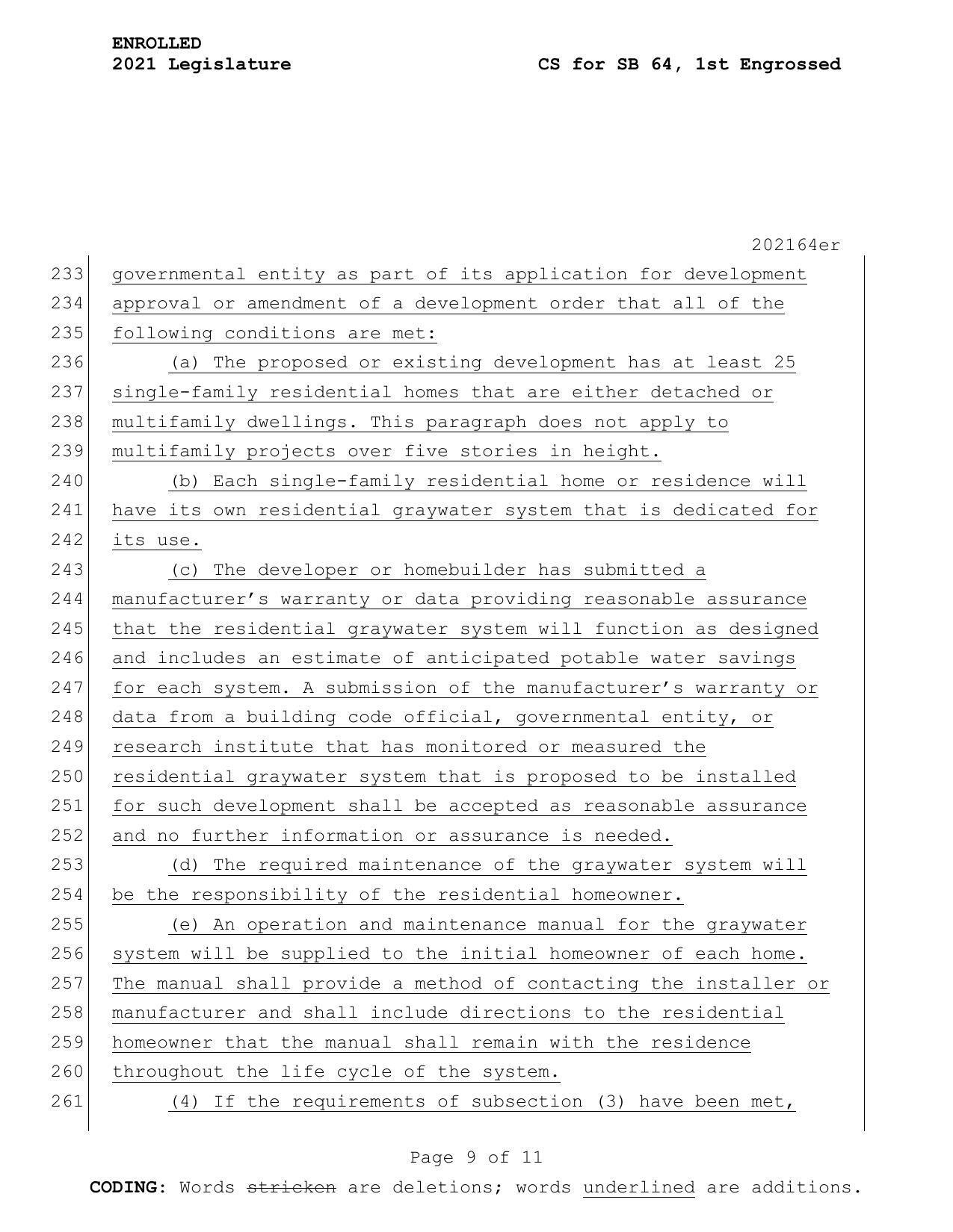 Graywater operation and maintenance