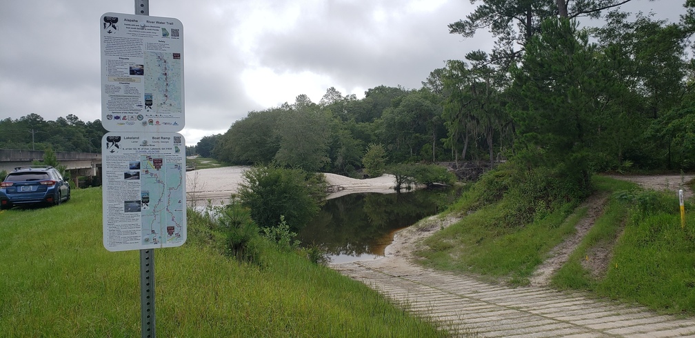 Lakeland Boat Ramp, Alapaha River 2021-07-01