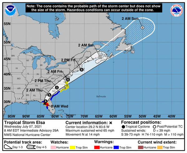 [5-day Cone No Line And Wind]