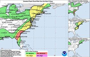 [Flash flood prediction]