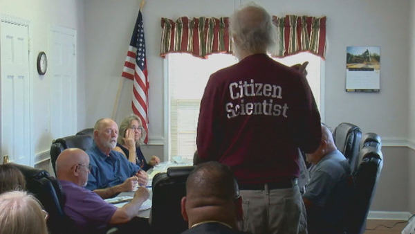 [Suwannee Riverkeeper at Atkinson County Commission, by WFXL Fox 31, Albany, GA]