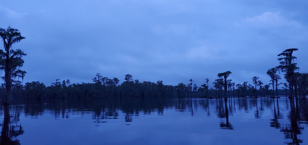 Cerulean sky and water