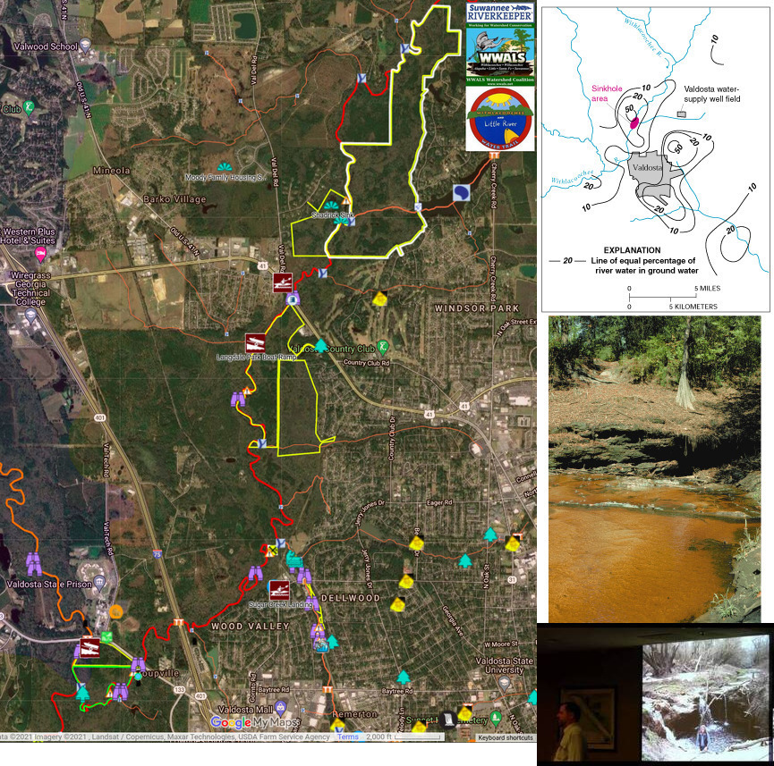 Location, Sinkholes