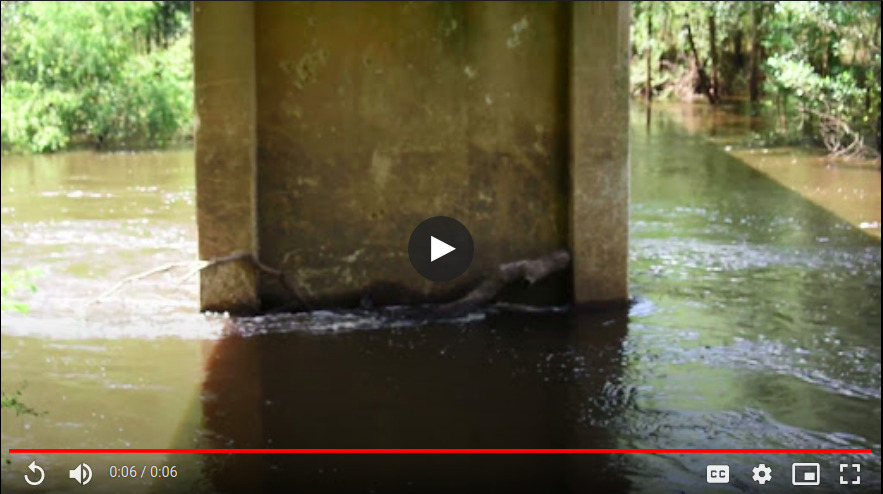 Water Flow, Nankin Boat Ramp 2021-08-19