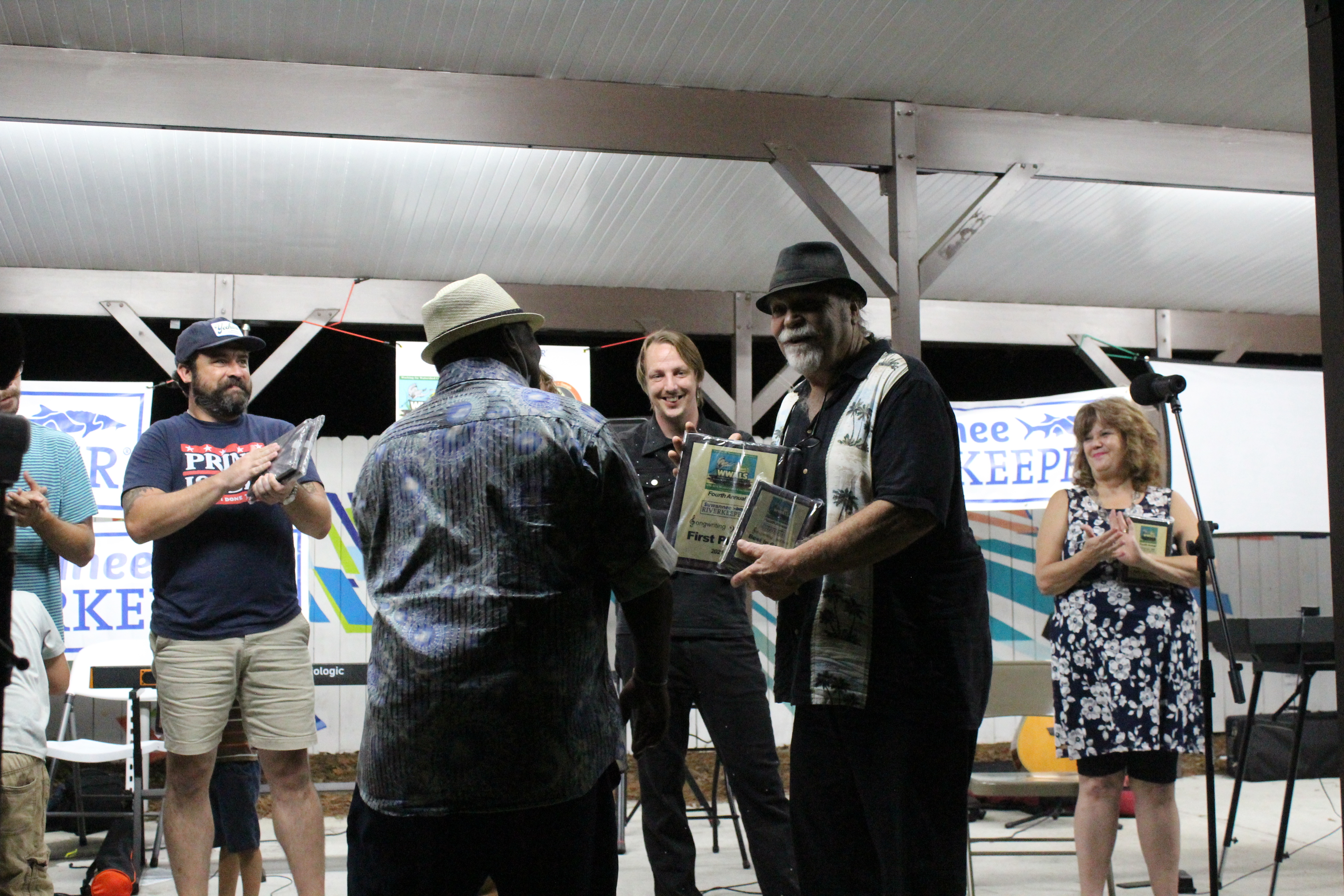 Billy Ennis receiving First Prize