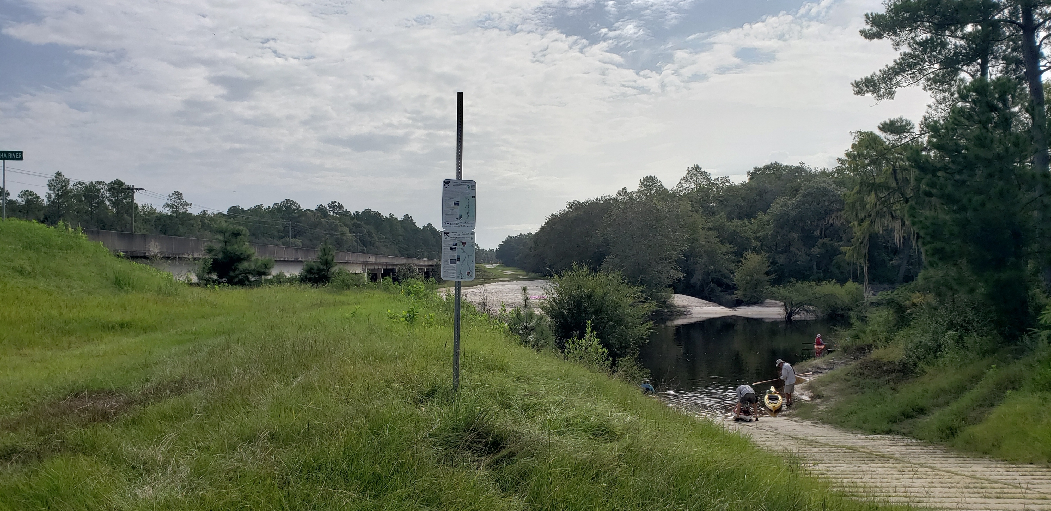 Lakeland Boat Ramp, Alapaha River @ GA 122 2021-08-25