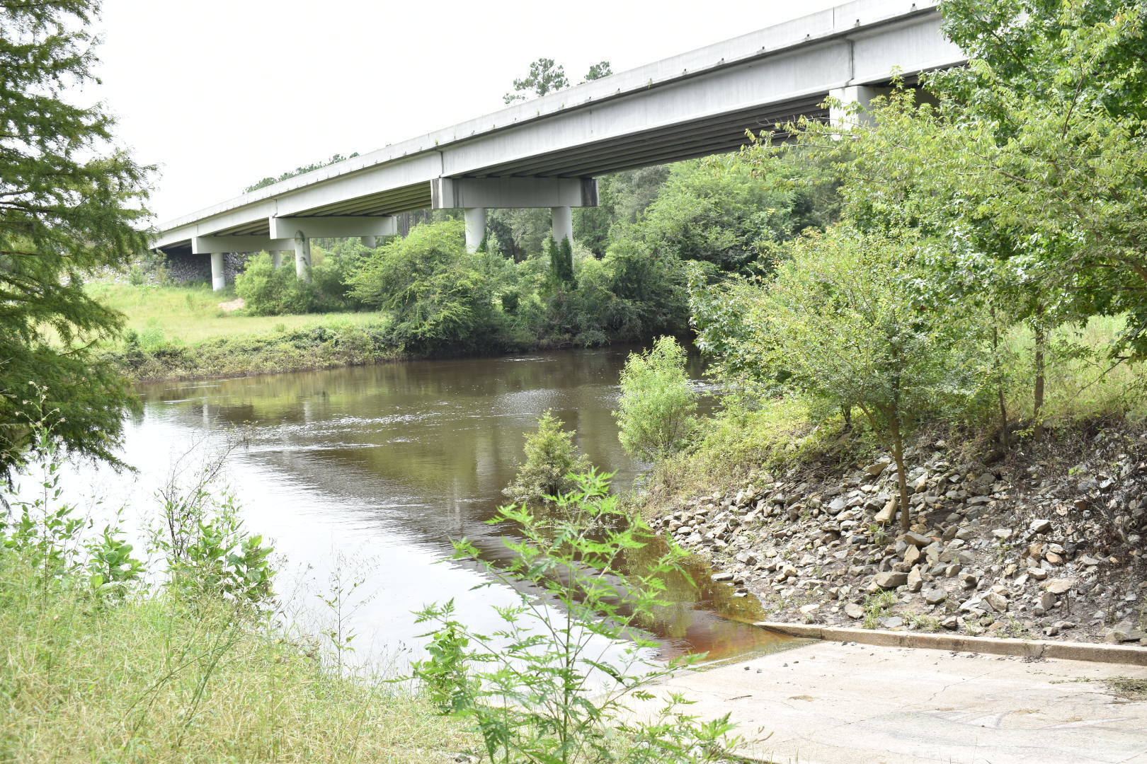 State Line Boat Ramp, Withlacoochee River @ GA 133 2021-08-26