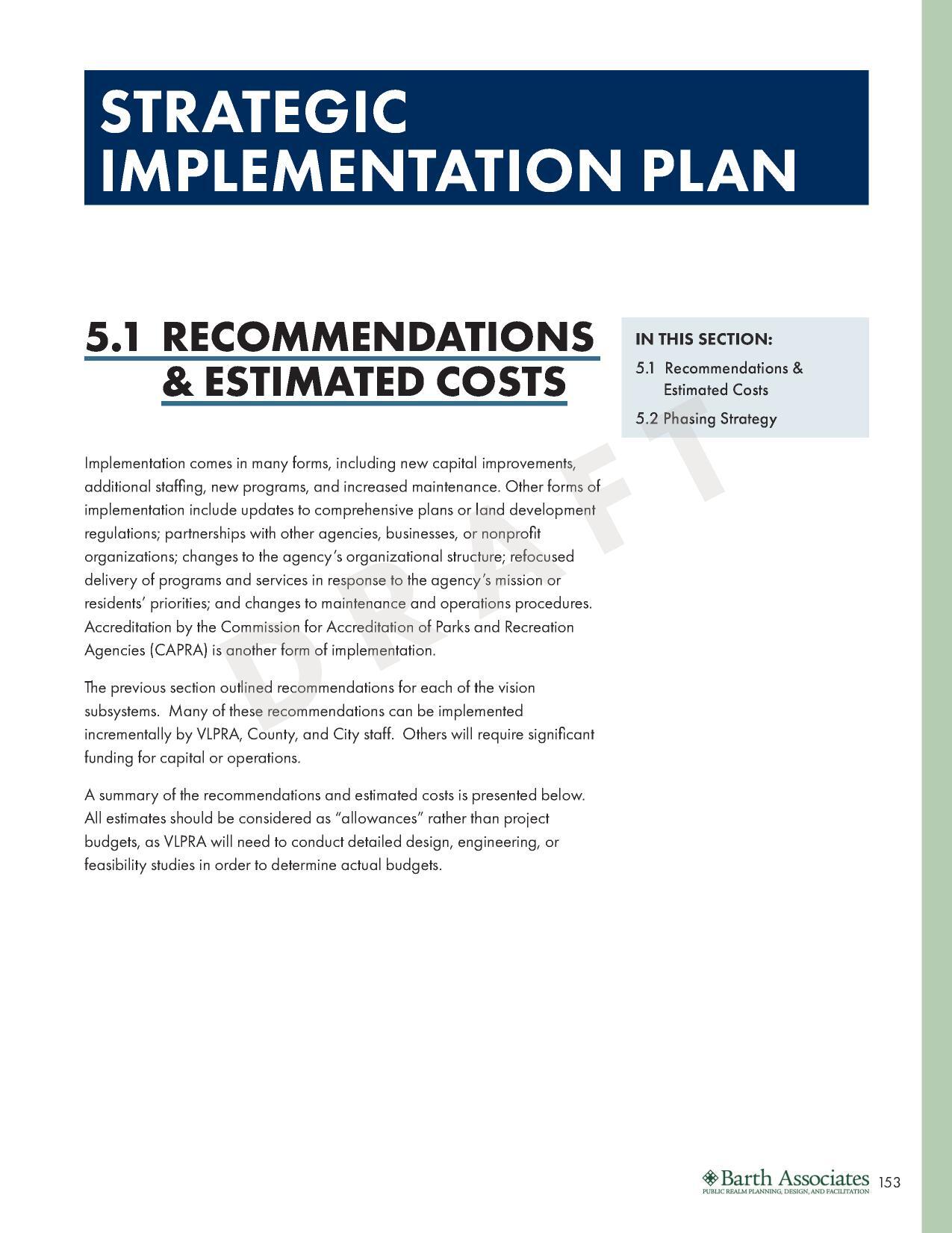 STRATEGIC IMPLEMENTATION PLAN