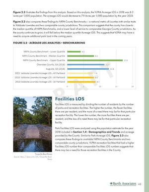 [FIGURE 2.2 - ACREAGE LOS ANALYSES + BENCHMARKING]