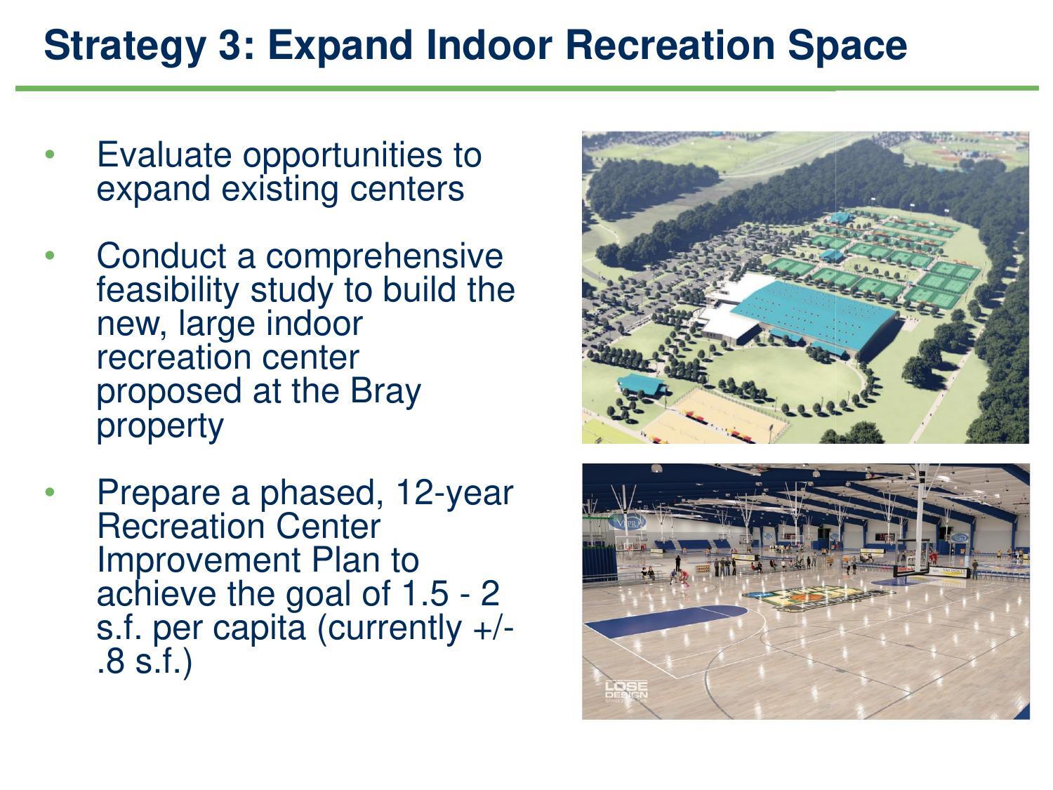 Strategy 3: Expand Indoor Recreation Space